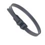 Collier noir double fermeture PA - Collier, pontet et embase