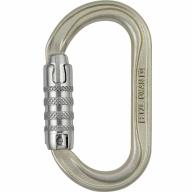 Mousqueton OXAN acier ovale à verrouillage automatique PETZL