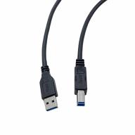 Cordon USB 3, 0 ALgB M/M Lg noir Lg 5m
