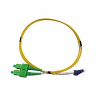 Cordon fibre optique duplex monomode G.657A2 SC/APC-LC/PC longueur 5 m