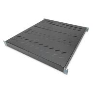 Etagère rack ajustable 19" P600/800mm 1U noir