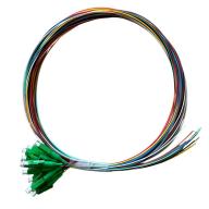 Pigtail LCAPC monomode OS2 - 1,5 m - lot de 12 couleurs