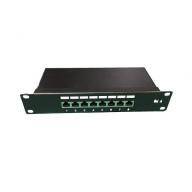 UPTEC - Panneau brassage 10" équipé 8 ports CAT6 FTP