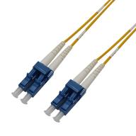 Cordon fibre optique duplex monomode 9/125 LC/LC - 25 m