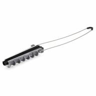 ACAL 12: Pince ancrage fourreau alu câble rond Ø12-14mm