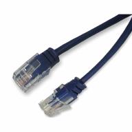 Cordon RJ45 1 paire bleu 4/5 "téléphone" 100 ohms Lg 0, 5m 100% cuivre