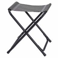 Tabouret pliable aluminium 41 x 41x 47 cm TRIGANO