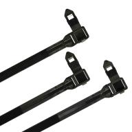 Collier cranté démontable PA12 TED - 187x9mm Ø10-42mm /Qté 100