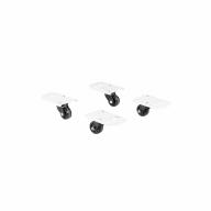Set de roulettes métalliques pour rack – charge dynamique jusqu’à 1500 kg