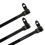 Collier cranté démontable PA12 TED - 187x9mm Ø10-42mm /Qté 100