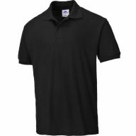 Polo 100% coton 220g/m² MC noir T.S