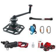 Pack treuil winch + visseuse d'angle + descendeur Harken