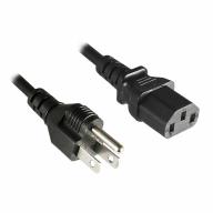 Cordon secteur Américain 2P+T Lg 1, 8m