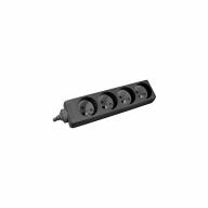 Multiprise onduleur 4 prises noir Lg 1,2m