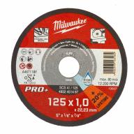 Disque à tronçonner pour métaux 125x1 mm PRO+ MILWAUKEE