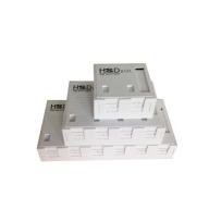 HSD - boîte de connexion 6 ports sans volet - Accessoire réseau professionnel