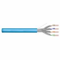 Câble RJ45 CAT6A U/FTP 1x4p AWG23 Eca LSZH 500MHz PoE bleu 305m