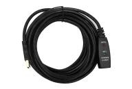 Rallonge amplifiée USB2.0 AA M/F – 5m (option alim secteur possible)