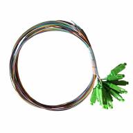Pigtail SCA monomode G.657A2 longueur 1,5 m - lot de 12 couleurs