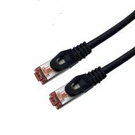 Cordon RJ45 CAT6A SSTP LSZH Noir Snagless avec fiche de test Lg 40m
