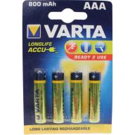 Accu VARTA LR3/AAA 800mAh 1,2V - Blister de 4