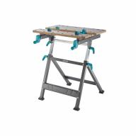 Etabli pliant Wolfcraft réglable en hauteur (780 à 950 mm) - 650 x 490 mm