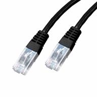 Cordon RJ45 CAT6 UTP AWG26 noir Lg 5m