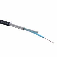Câble fibre optique 24FO 250µm OM3 – Extérieur PE armé noir