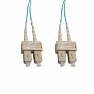 Cordon fibre optique duplex multimode 50/125 OM4 SC/PC-SC/PC longueur 1 m