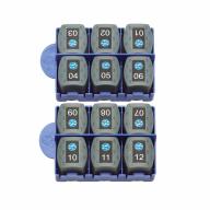 Kit de 12 unités distantes femelles pour câble RJ45