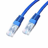 Cordon RJ45 CAT6 UTP AWG26 bleu Lg 0, 25m