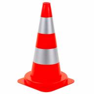 Balise de signalisation lestée à bandes réfléchissantes Classe 1 - Hauteur 0,50m
