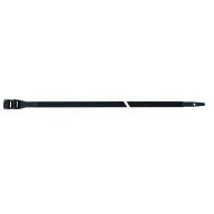 Collier noir double fermeture PA12 - 550x9 /Qté 100