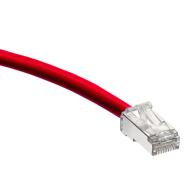 LEVITON - Cordon CAT6A S/FTP LSZH - rouge - 2m