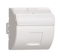 LEVITON - Plastron Incliné Simple 45X45 avec volet - Connectique réseau B2B