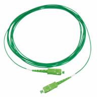 Jarretière optique simplex SC/APC-SC/APC G.657A2 Ø1,6mm Vert Lg 4,5m