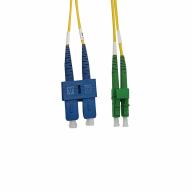 Cordon fibre optique duplex monomode G.657A2 LC/APC-SC/PC longueur 1 m