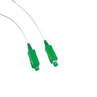 Cordon fibre optique simplex monomode G.657A2 Grade B SC/APC-SC/APC - 5 m ivoire