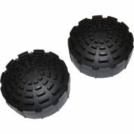 Jeu 2 pieds caoutchouc pour échelle télescopique Classico 3,30m