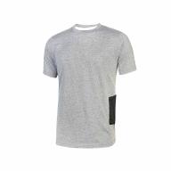 Tee-shirt à poche coton 145g/m² MC gris U-POWER T.L