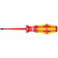 Tournevis Phillips WERA PH1x80 lame extraslim isolé 1000V