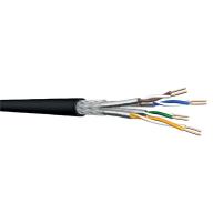 DRAKA - Câble monobrin - Cat7 S/FTP - 4 paires - MSB Int/Ext - 1000m - Accessoire réseau professionnel