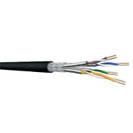 DRAKA - Câble monobrin - Cat7 S/FTP - 4 paires - MSB Int/Ext - 1000m - Accessoire réseau professionnel