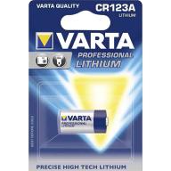 Pile lithium photo VARTA CR123A - 1600mAh 3V