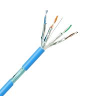 HsD - Câble monobrin - CAT6A F/FTP - 4 paires bleu LSZH Cca - 500m
