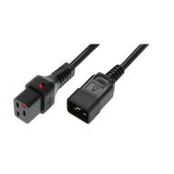 IEC LOCK - Rallonge secteur C19/C20 - 2m noir