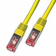 Cordon RJ45 CAT6 SSTP AWG26 LSZH jaune Lg 0, 50m