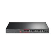 TP-LINK - Switch 24 ports 10/100 PoE+ +2ports Giga SFP -TL-SL1226P