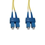 Cordon fibre optique duplex monomode 9/125 SC/SC - 12 m