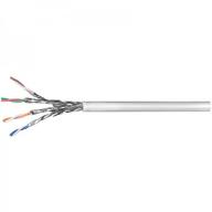 UPTEC - Câble monobrin - CAT6 S/FTP - 4 paires gris - 305m